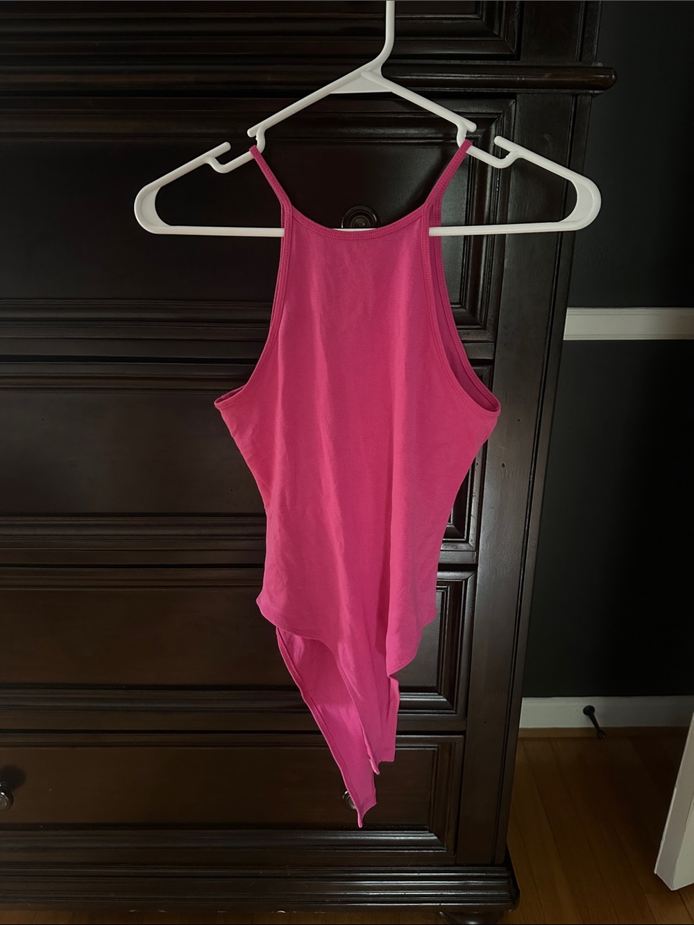 Zara Pink High-Neck Bodysuit
